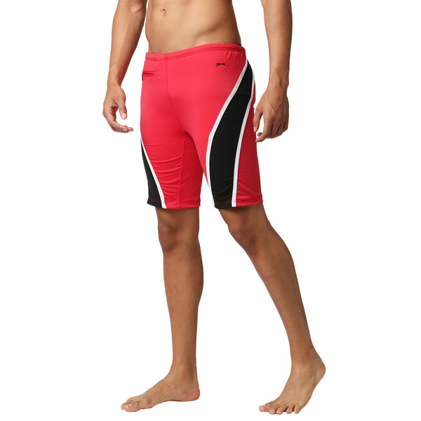 Black Panther Men's Red Skinner Long Tights Swimwear [S -304]