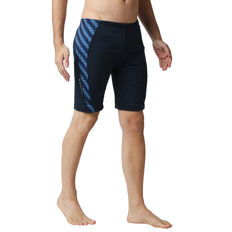 Black Panther Men's Navy Skinner Long Tights Swimwear [S -312]