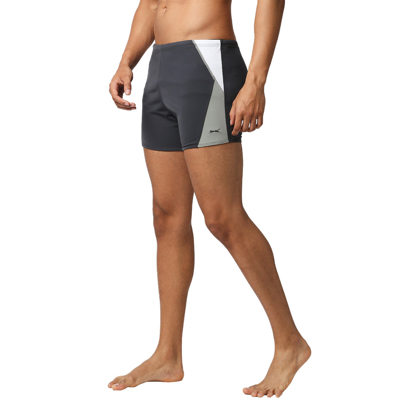 Black Panther Men's Dark Grey U- Front Swimming Trunk [U-212]