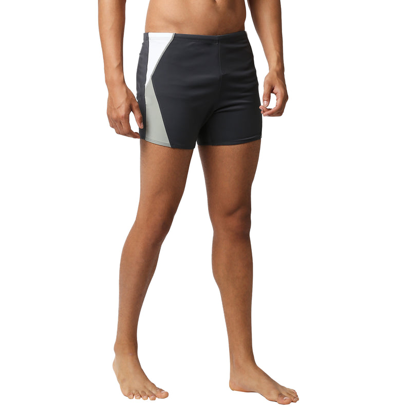 Black Panther Men's Dark Grey U- Front Swimming Trunk [U-212]