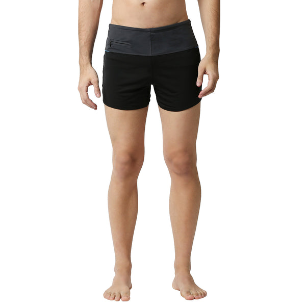 Black Panther Men's Black U- Front Swimming Trunk [U-213]