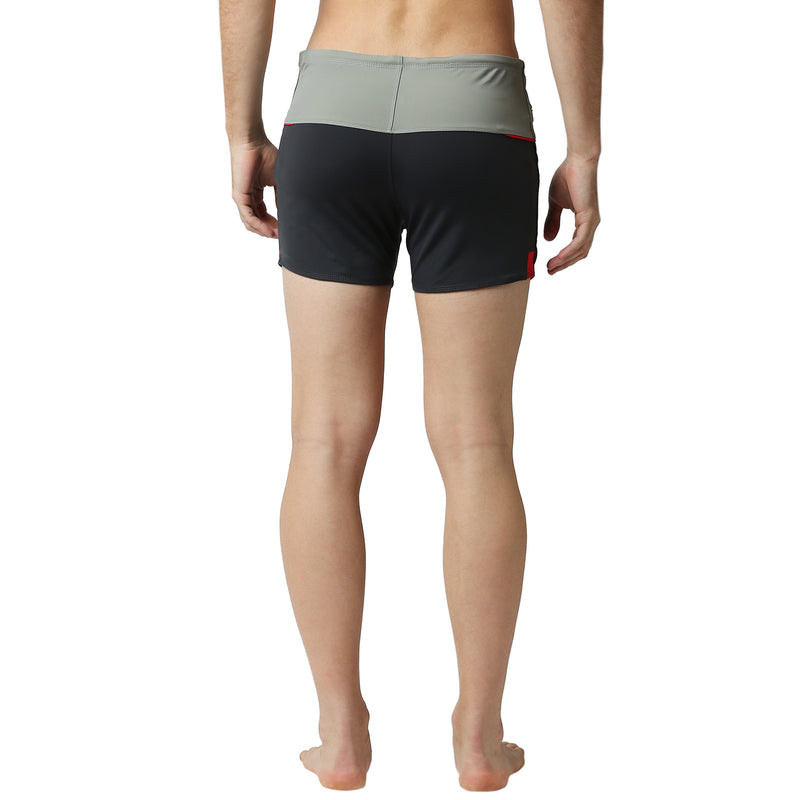 Black Panther Men's Dark Grey U- Front Swimming Trunk [U-213]